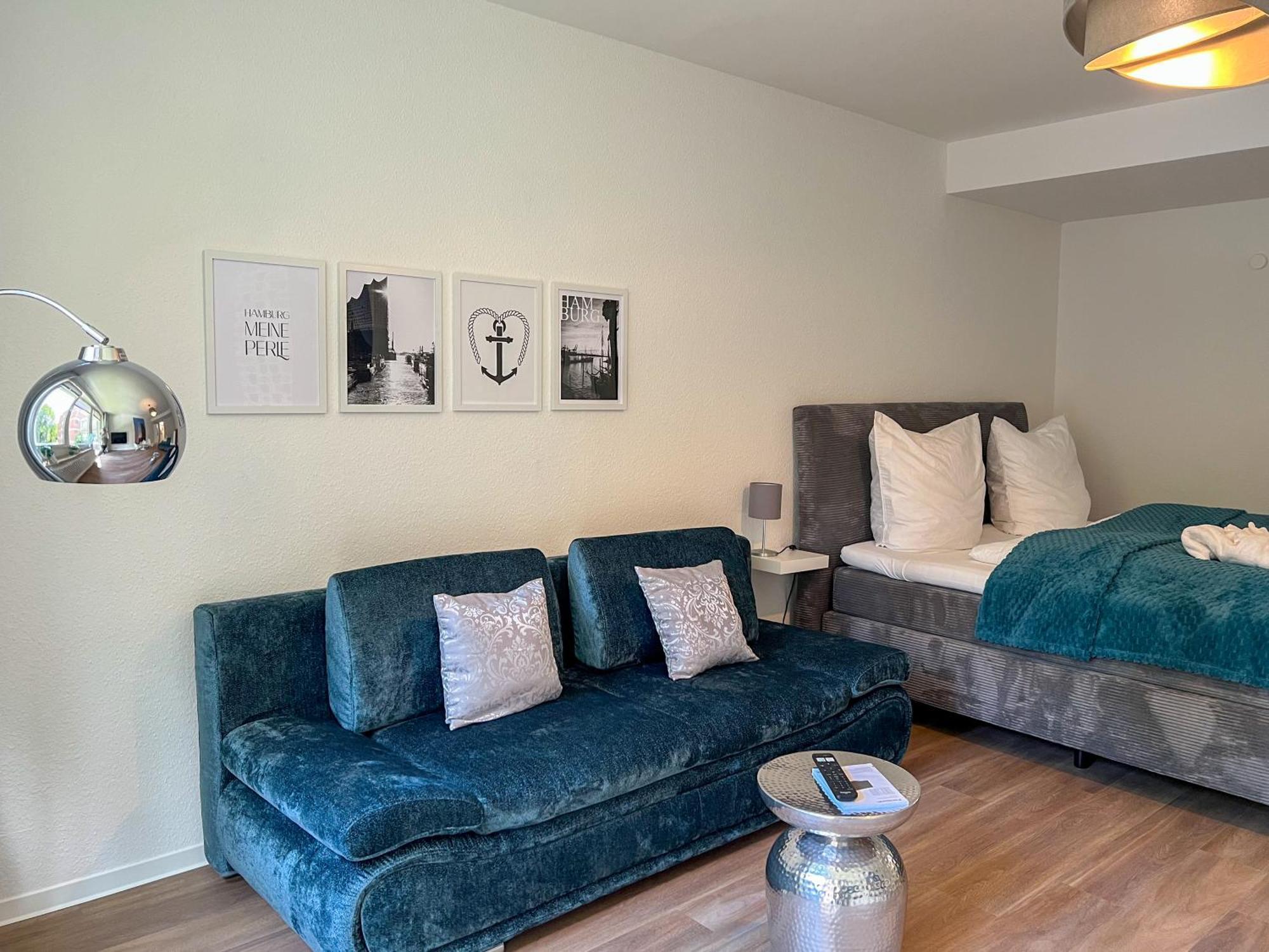 Ankerherz Appartements Bei Blankenese Hamburg Oda fotoğraf